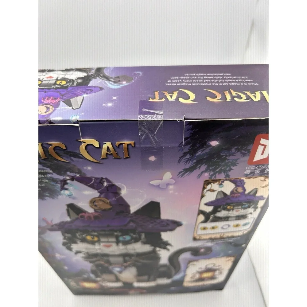 Magic Cat Building Blocks for Adult, Collectible Cat Model Set